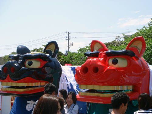 酒田③「大獅子と山車」