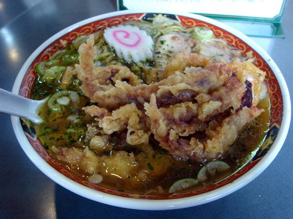 山形市平久保　～　ゲソ天ラーメン　～