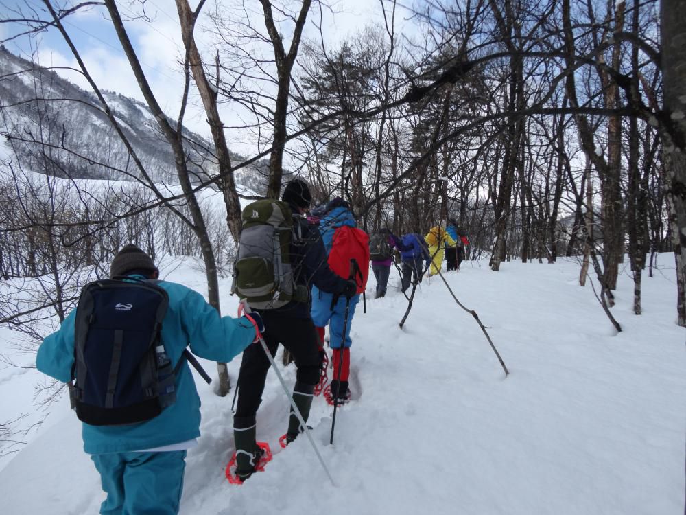 熊野山スノートレッキングを開催します。