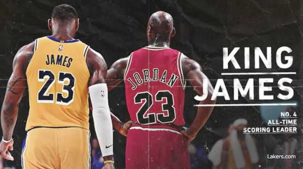 NBA】レブロン・ジェームズがマイケル・ジョーダンの記録を抜く