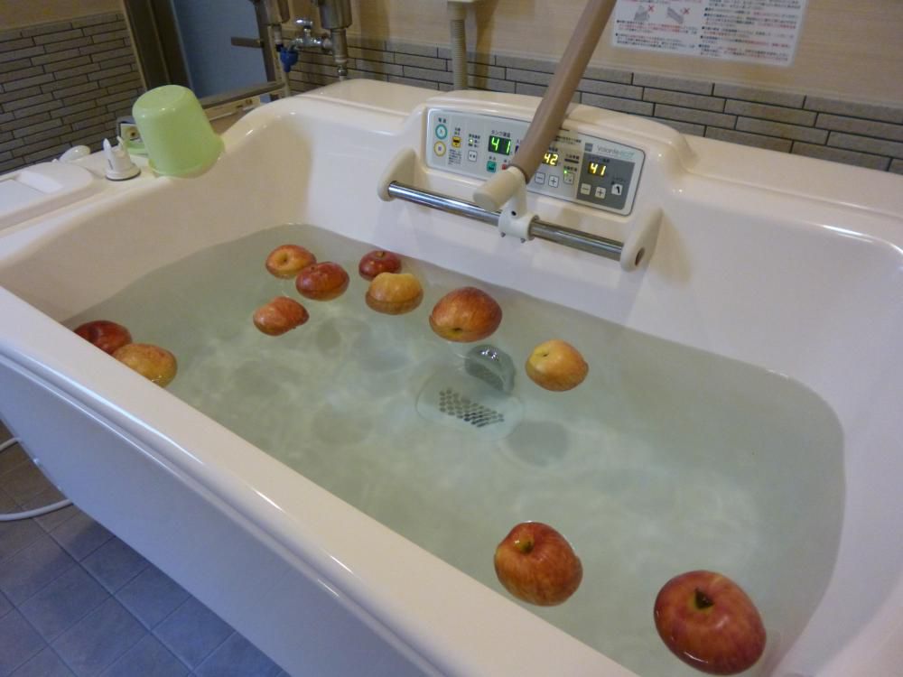 りんご風呂はじめました！