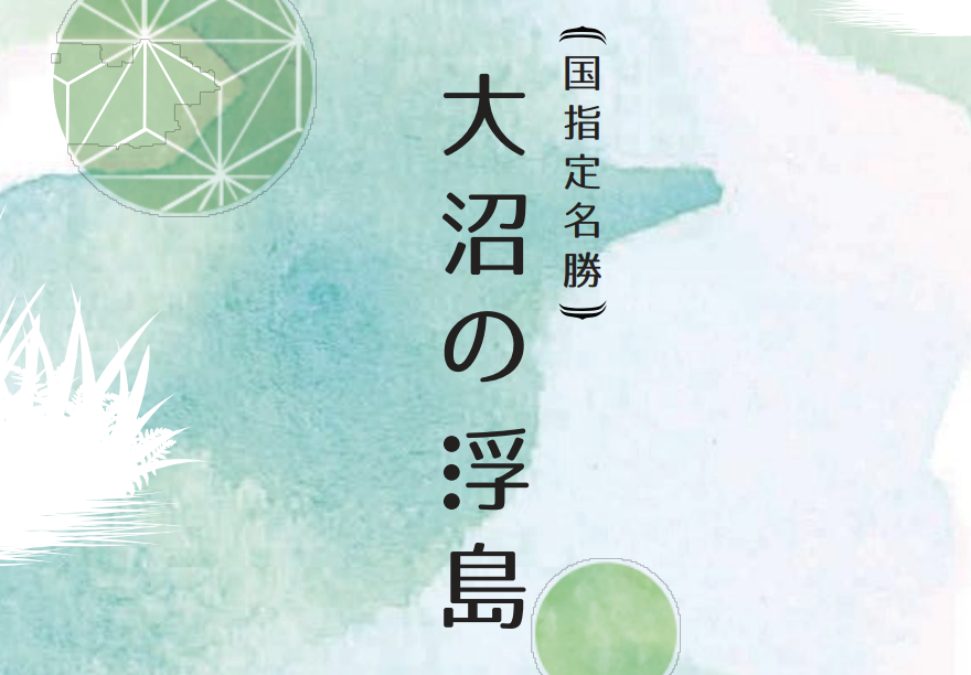 名勝 大沼の浮島パンフレット