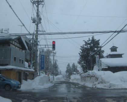 道巾が半分に