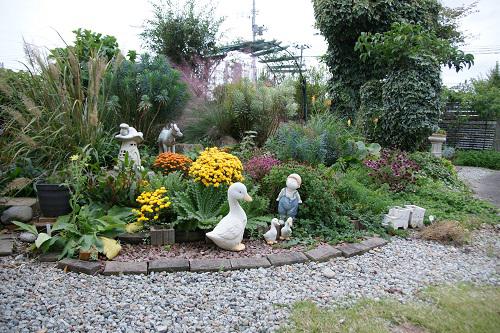 《バラ庭》じーじの写真館・・秋の庭も見納め~