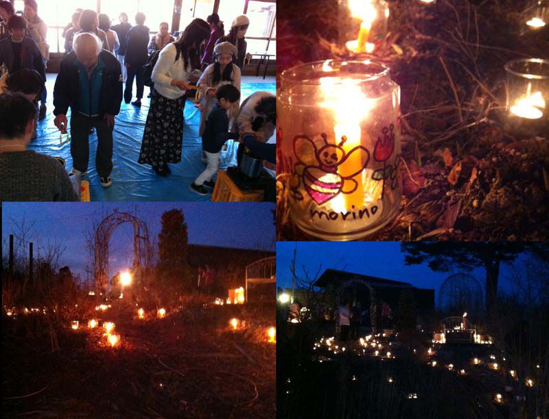 郡山市で3.11キャンドルナイト