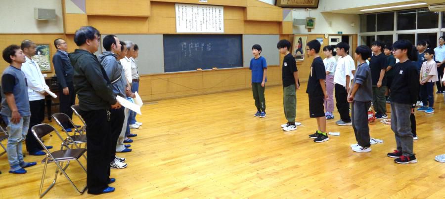 獅子踊り、夜間練習はじまる！