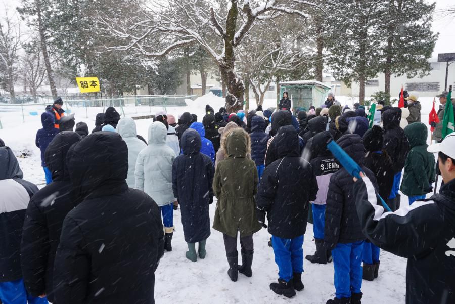 冬場の避難訓練、今回も上手にできました！