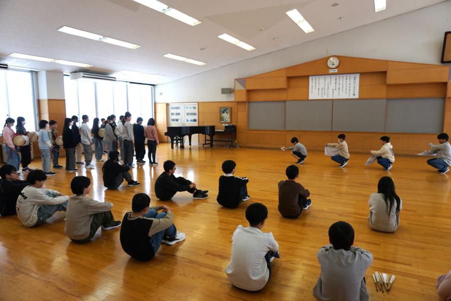 獅子踊りのオーデイション