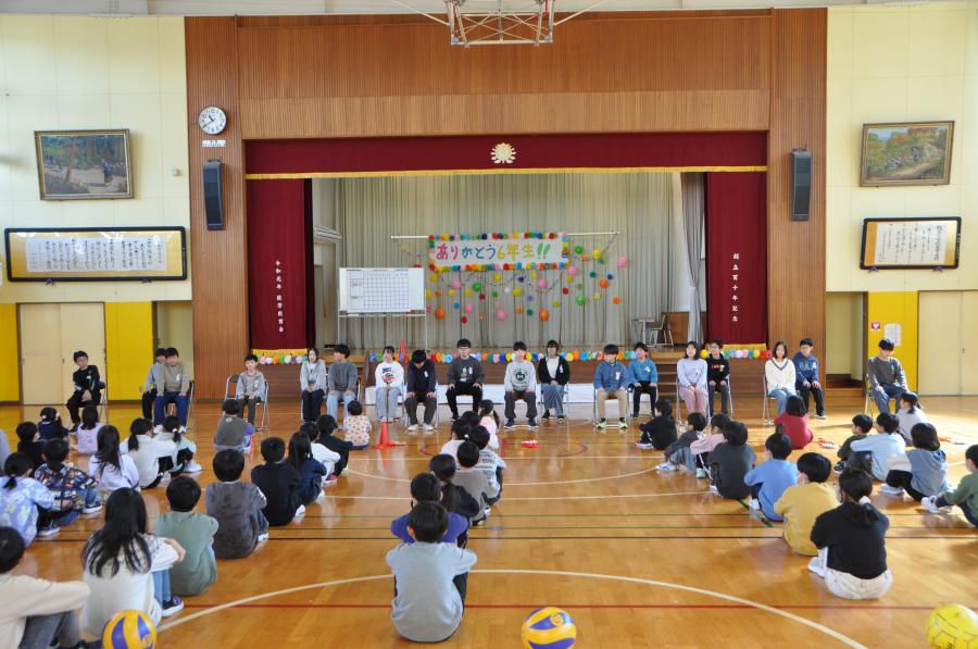 素敵な「６年生を送る会」！