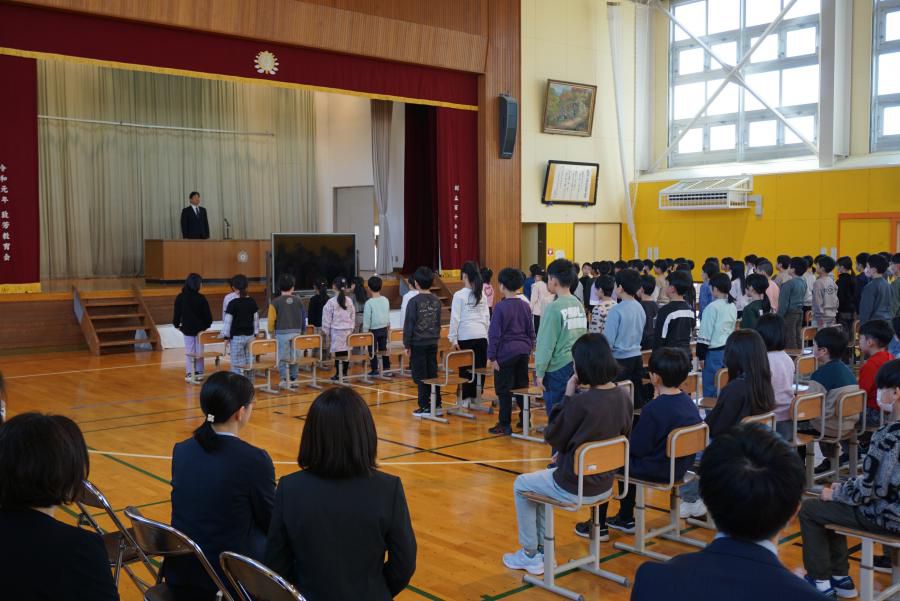 令和７年度修了式、１年間頑張りました！