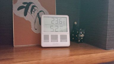 今朝の室温