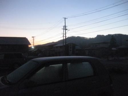 日曜日は早朝作業から＾＾;