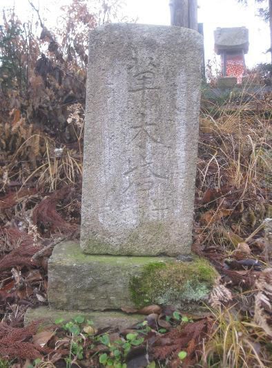 ４０番目　川西町上奥田飯坂の草木塔