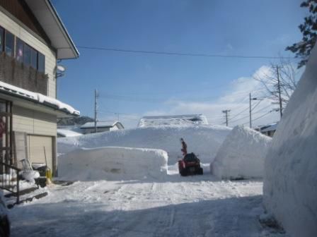 連日　雪片づけ業務？！