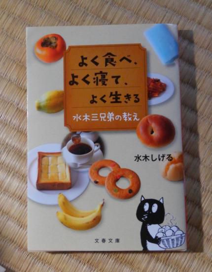 ３２８　『よく食べ、よく寝て、よく生きる』　水木三兄弟の教え