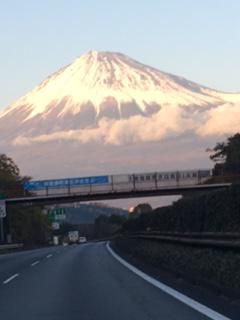 一年前の富士山！