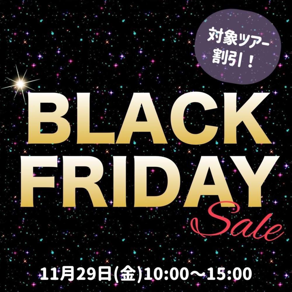 BLACK FRIDAY！１日限定の特別セール！！