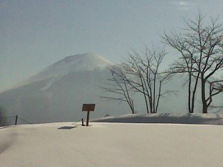 富士山からおはようございます。