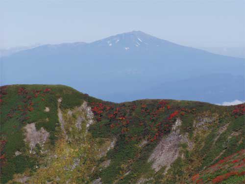 姥より鳥海山を