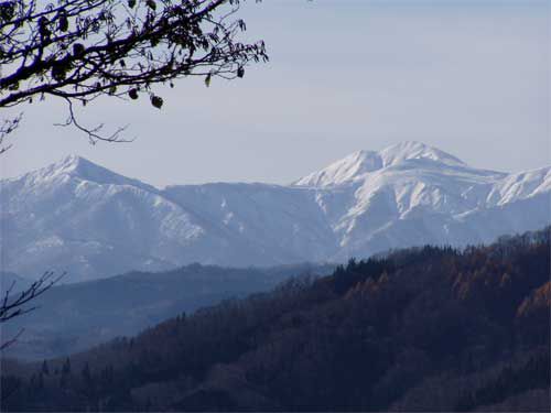 11月の朝日連峰