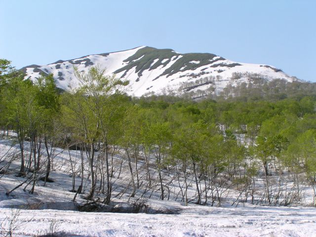 皮松谷地から湯殿山再度