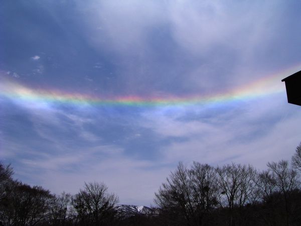 彩雲を見た