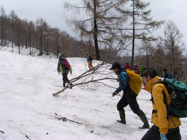 野外へ