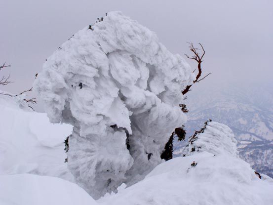 月山に樹氷？　　(4)