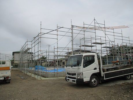 大和町Ｔ様店舗基礎工事施工中です。その6