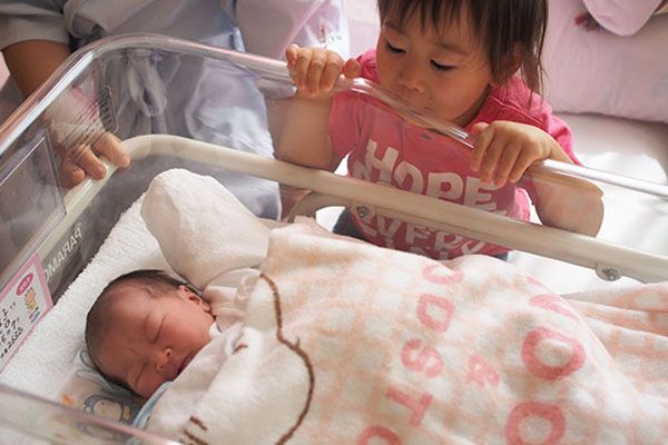 妹が産まれました