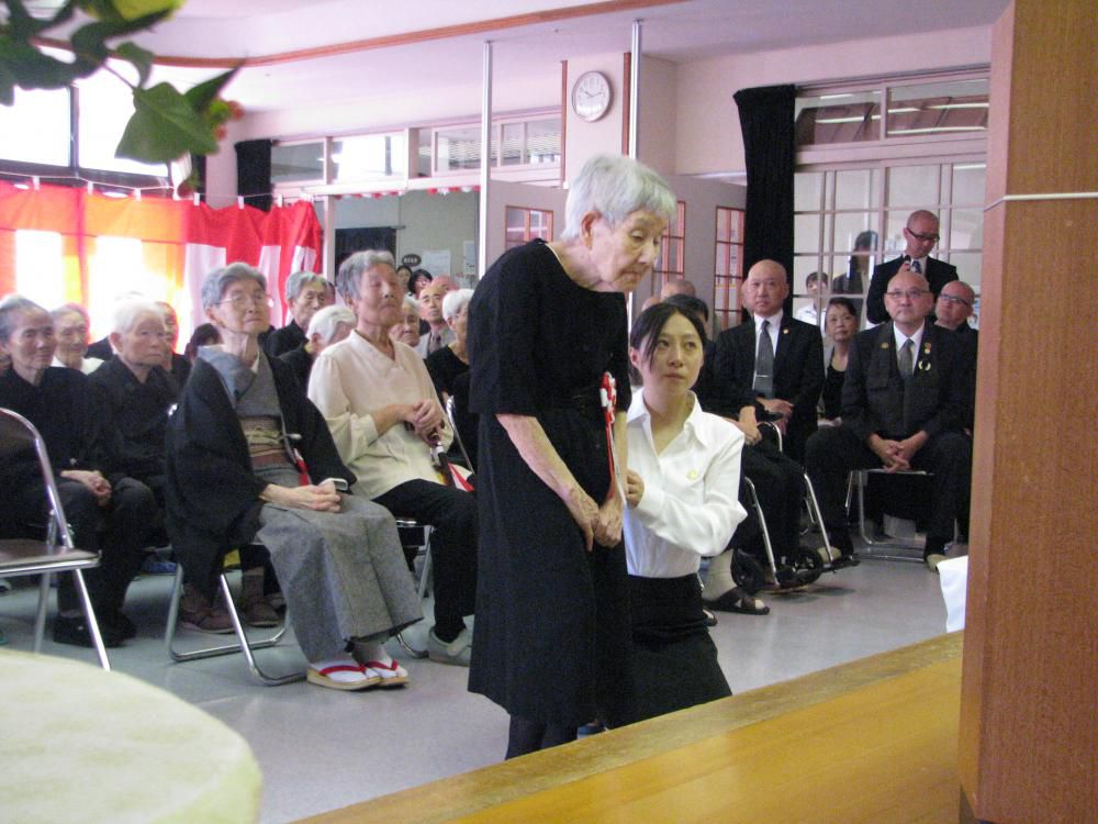 平成26年度　敬老式典が行われました。