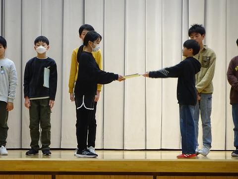 トランペット鼓隊最終演奏会・児童会引継ぎ式