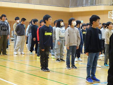 ３学期　始業式