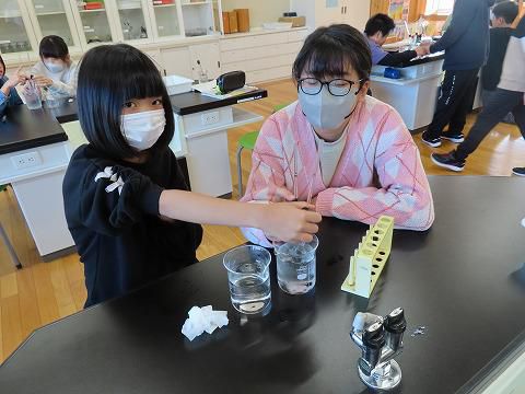 4年生　理科の授業