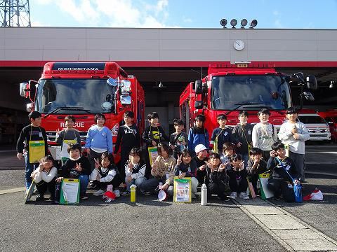 ３年生　消防署見学