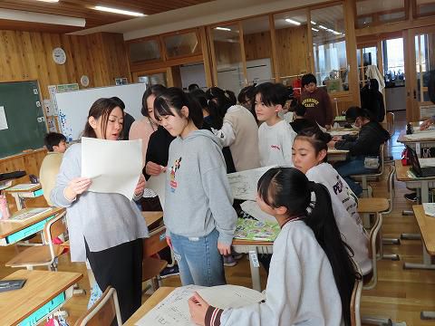 ６年生　給食の献立作成授業