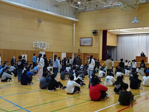 ２学期　終業式