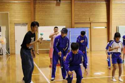子ども会育成会主催 芋煮&けん玉道場