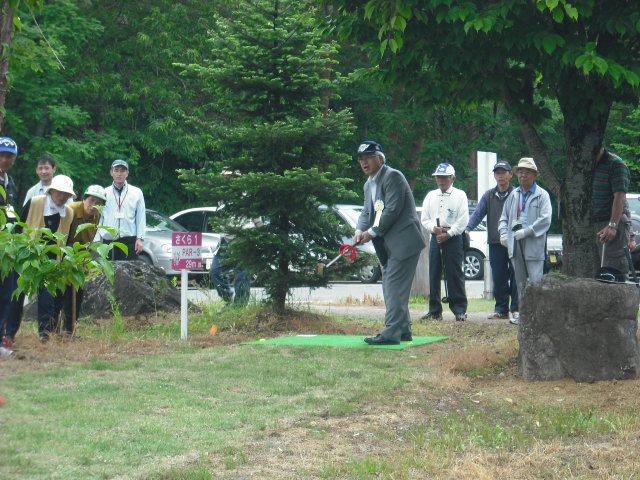 飯豊公園パークゴルフ場盛大にオープン！