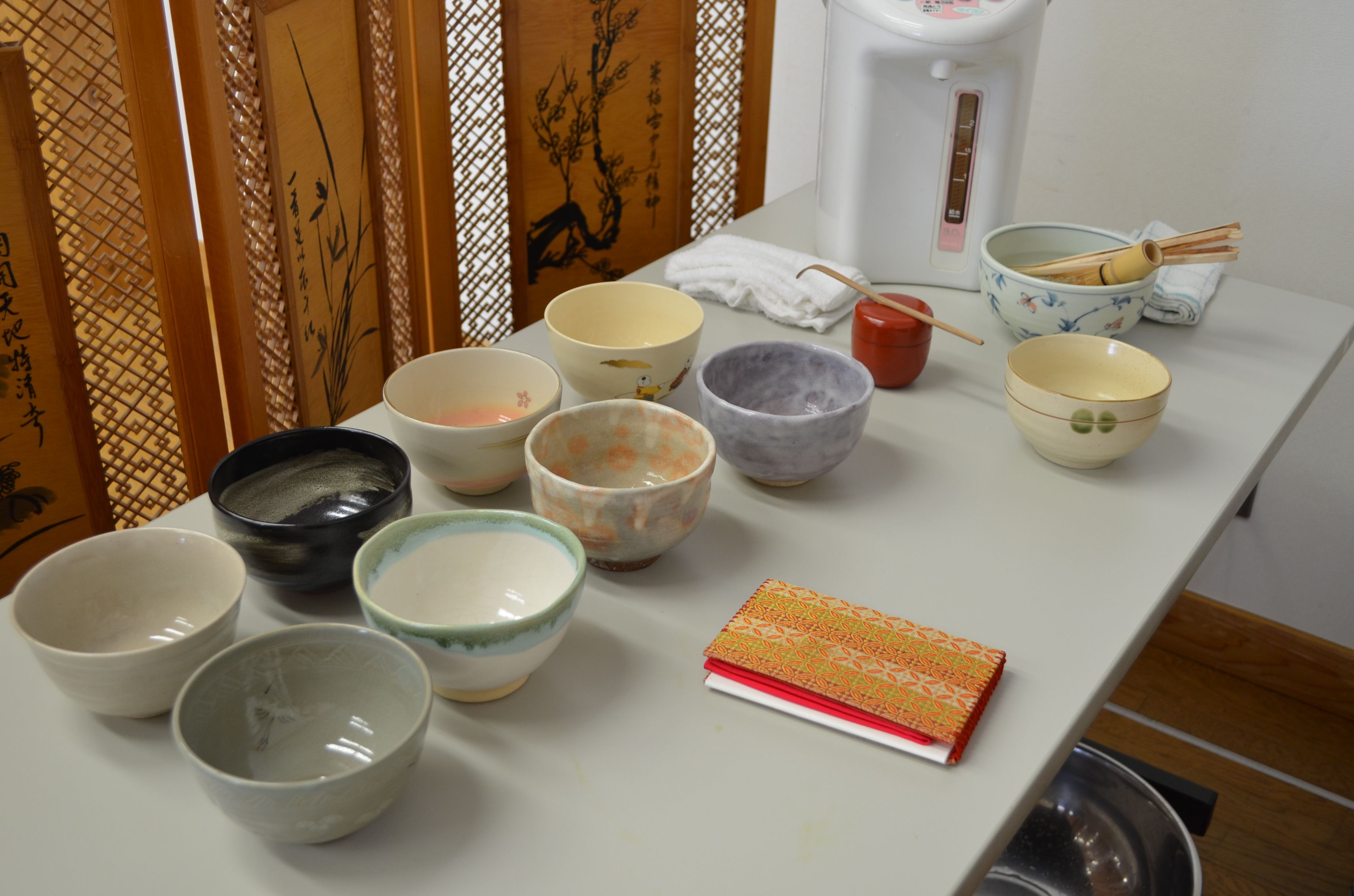 副町長講話と初釜会（中部地区まちづくりセンター）