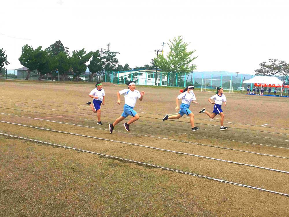 町陸上大会　力走  徒競走＆リレー