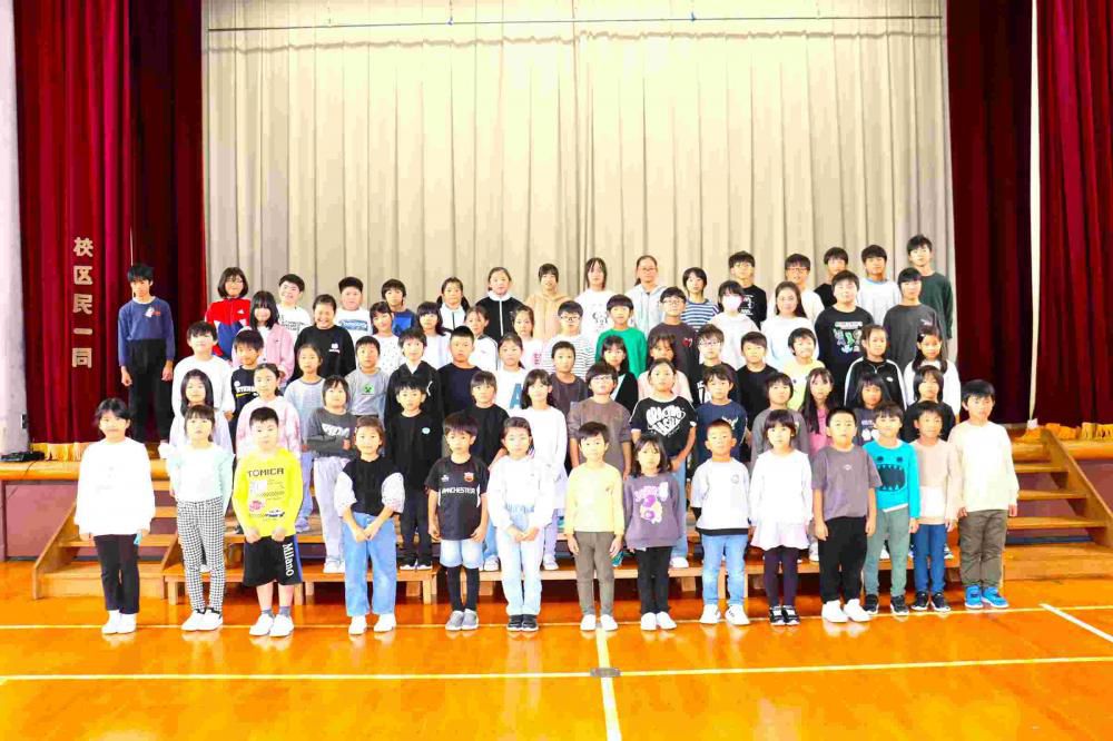 学習発表会全校合唱に向けて