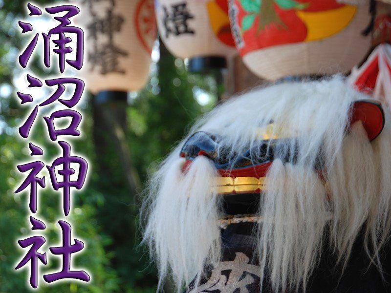 いいでの荒獅子ﾟ･*:.｡. .涌沼神社｡.:*･゜ﾟ･