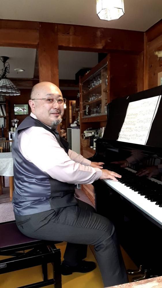蔵王ペンション村『あっぷる』さんでピアノコンサートしました。