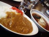 「「とんかつ・らーめん いこい」でカレー半ラーメンセット!」画像
