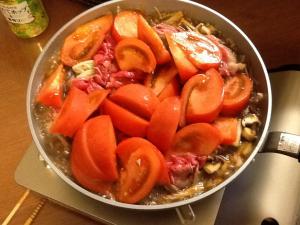 「トマトすき焼きぞ!」の画像