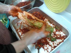 「おいしいキムチ仕込んでます☆」の画像