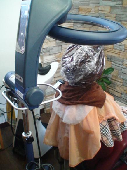 2012/08/10 06:04/今回のクリープ期では蒸しタオルを巻き10分遠赤で加温