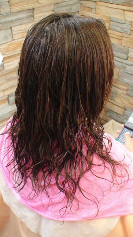 2012/08/22 08:01/縮毛矯正のお客様♪