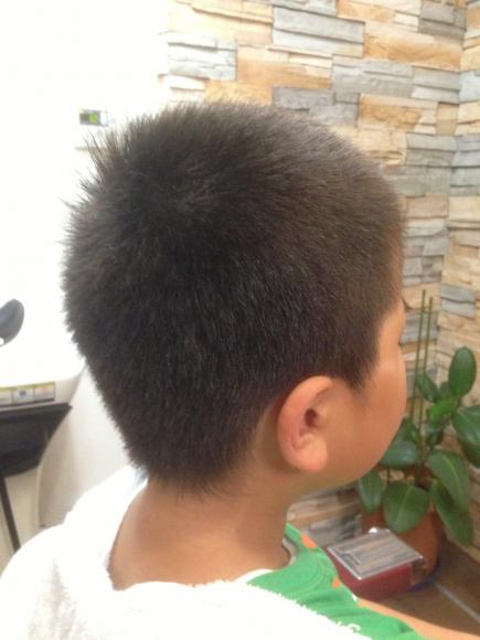 2013/09/11 19:00/バリカンだとくすぐったいんですw